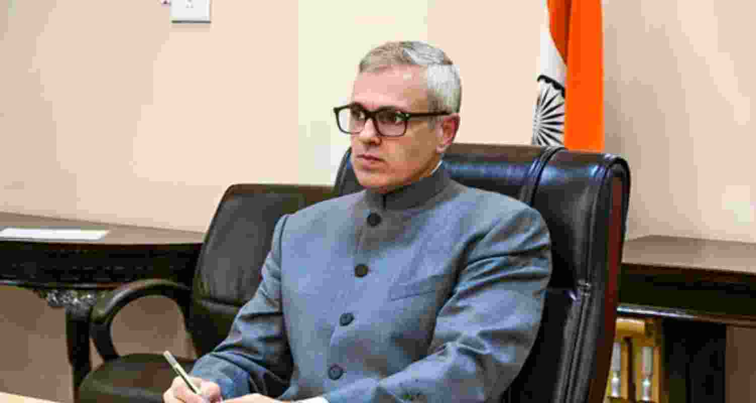 Chief Minister Omar Abdullah - file image.