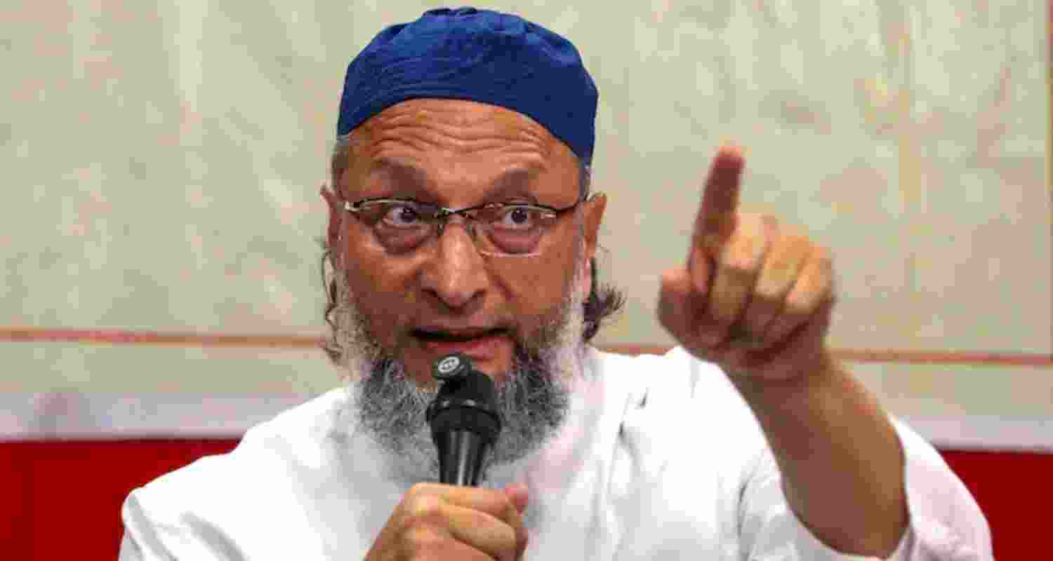 All India Majlis-e-Ittehadul Muslimeen (AIMIM) President Asaduddin Owaisi - file image.