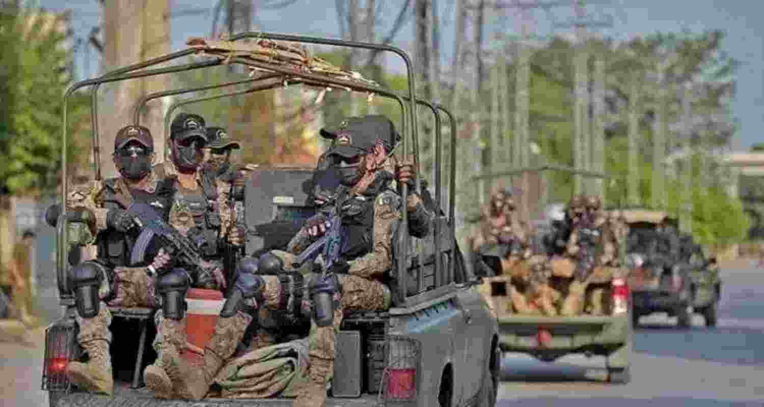 Pakistani army personnel. Image via X.