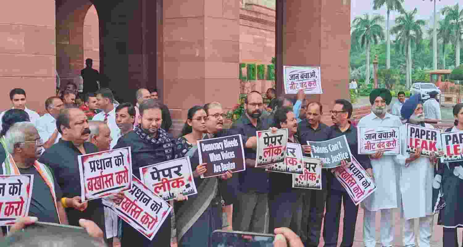 Opposition stages black dress protest in Parliament