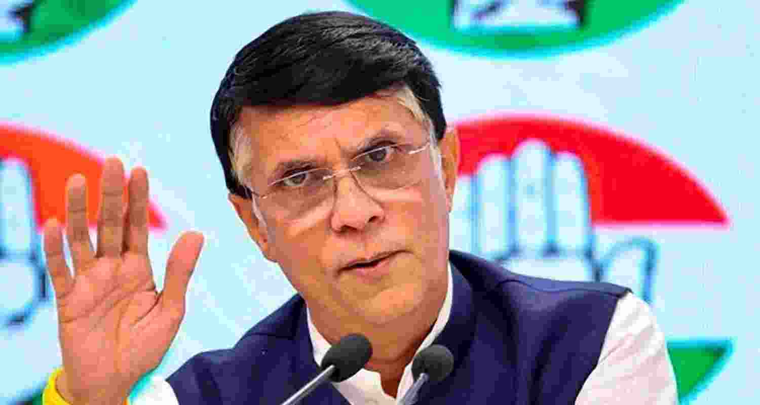 Congress leader Pawan Khera - file image.