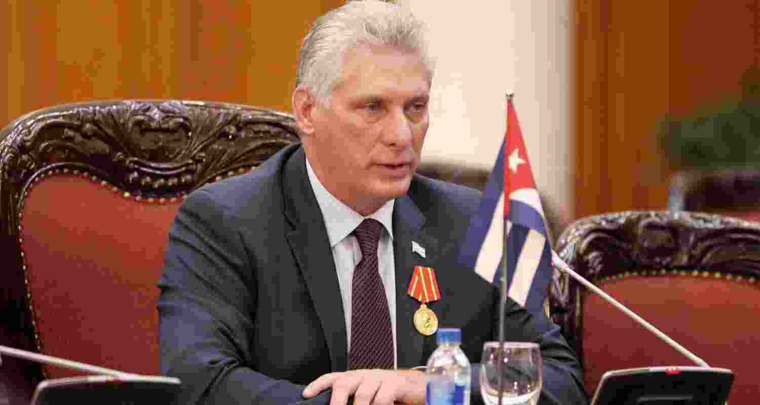Cuban President Miguel Diaz-Canel,