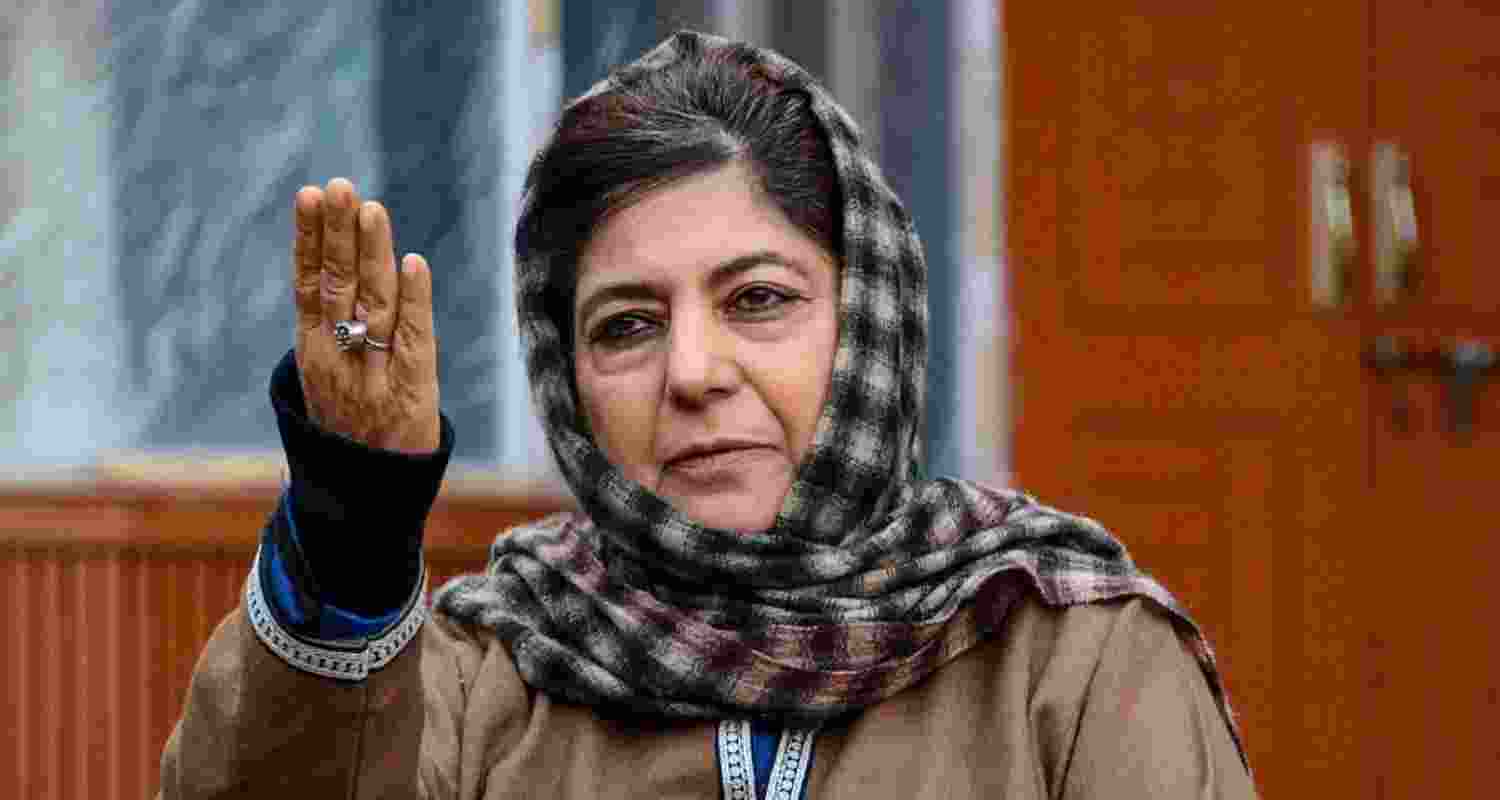 PDP president Mehbooba Mufti 