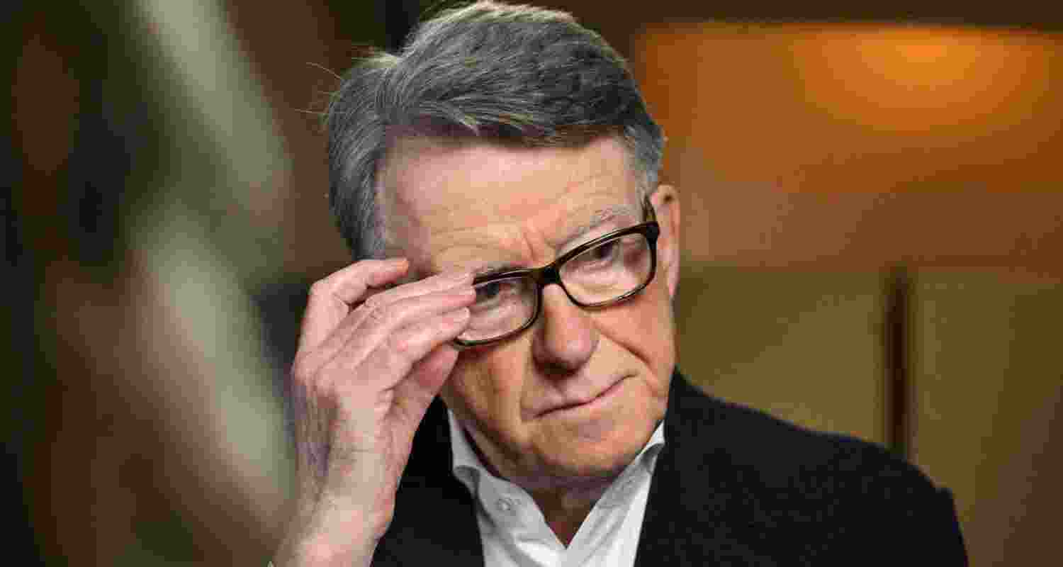 Former U.K. ambassador to the United States Peter Mandelson. 