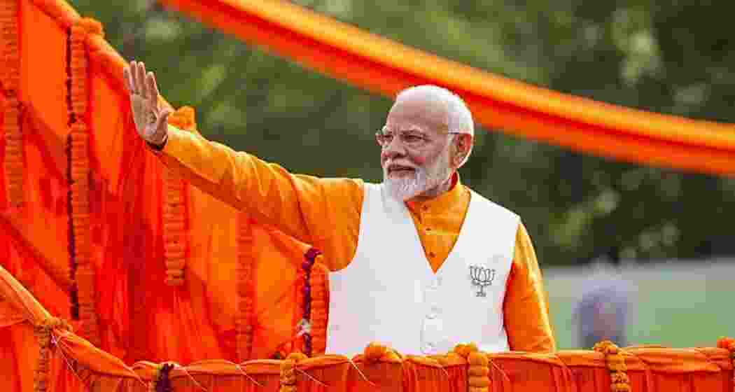 A file photo of Prime Minister Narendra Modi during an election campaign. 