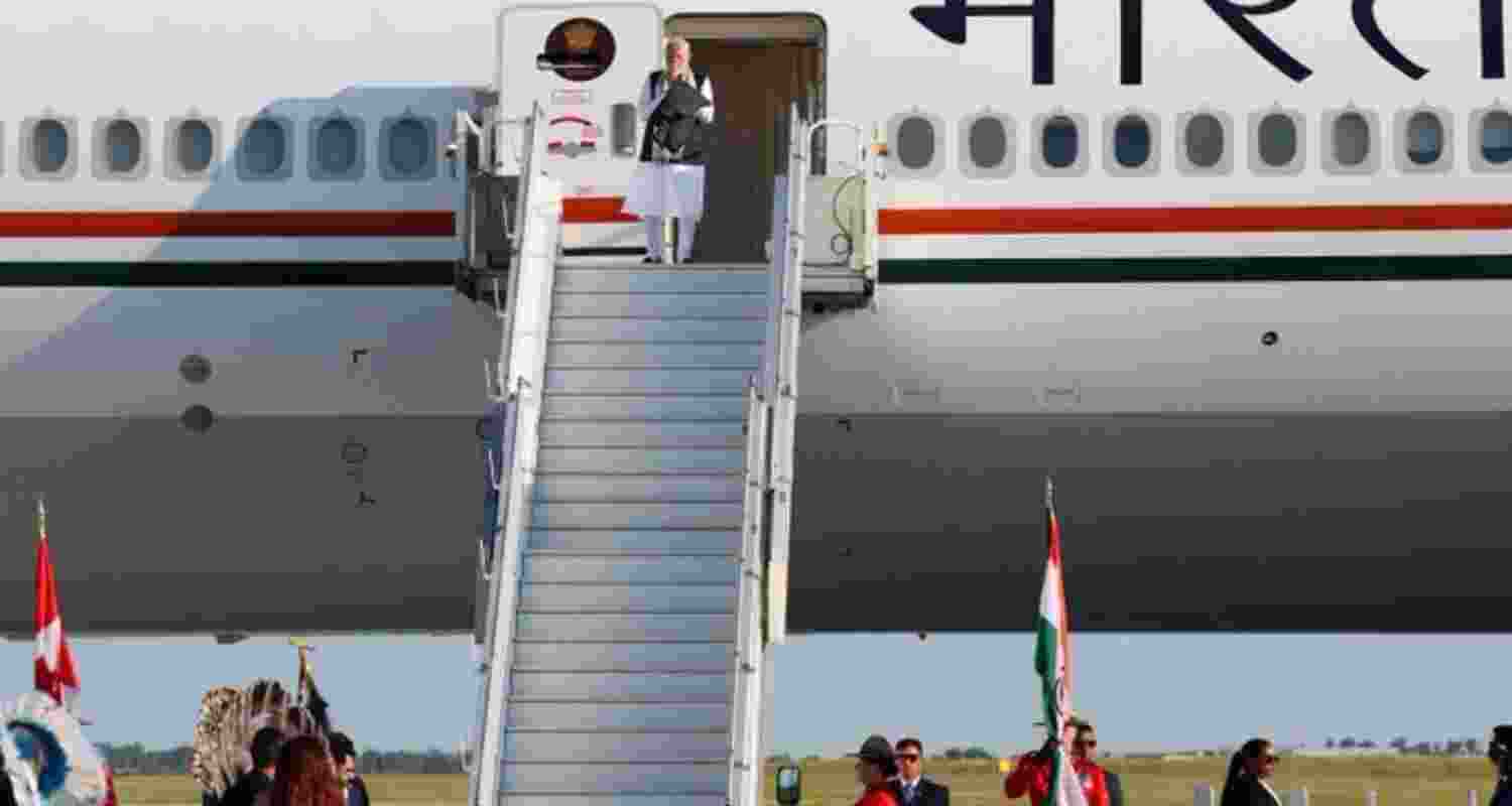 PM Modi arrives in Canada for G7 Summit