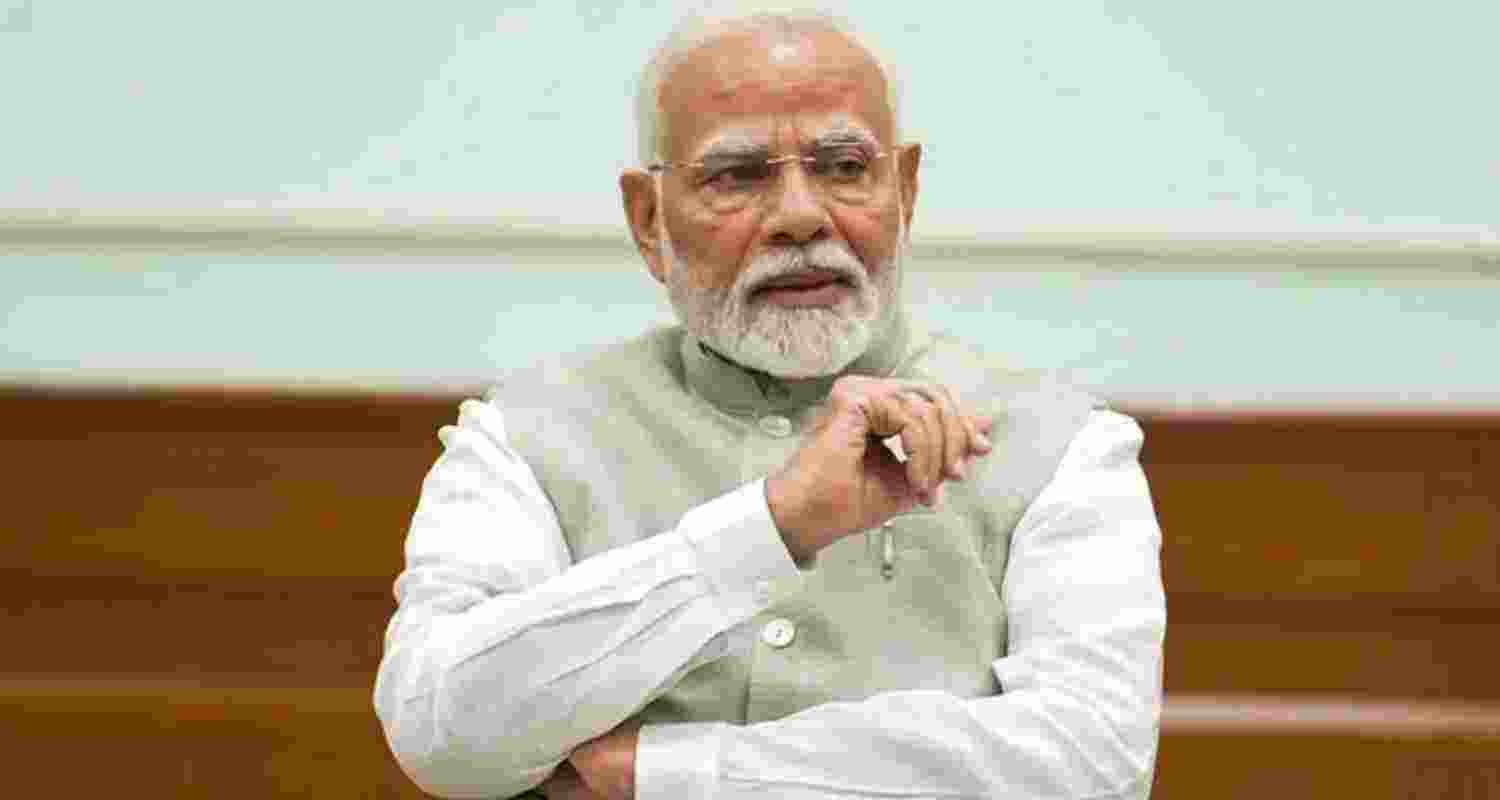 PM Modi and BJP leader. 