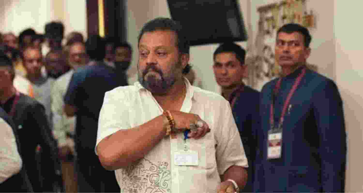 Union Minister of State Suresh Gopi - file image.