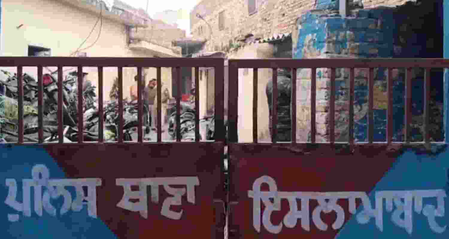 A loud noise near Amritsar's Islamabad police station caused panic.