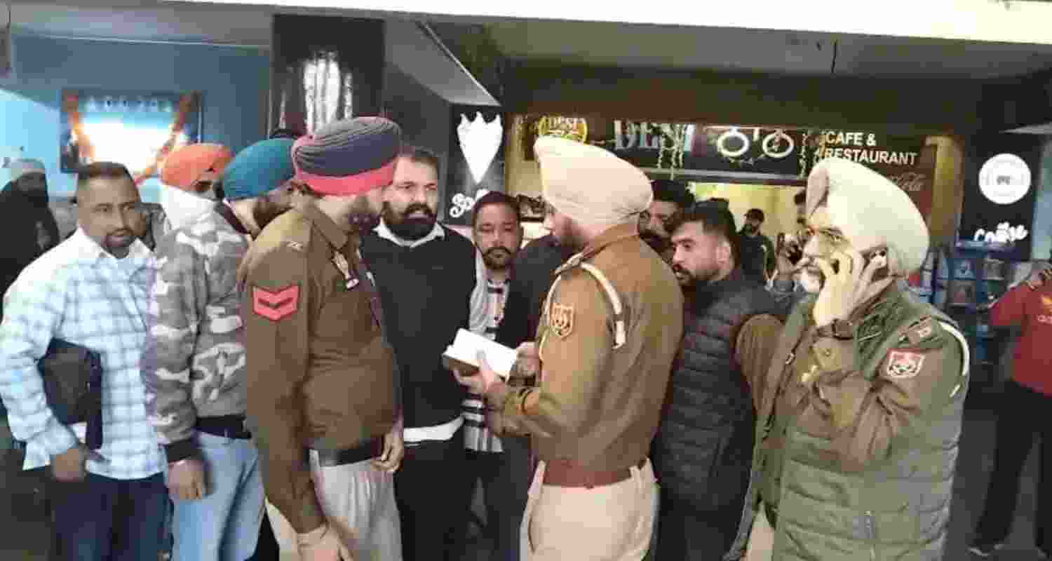 The police recovered six empty shells from the crime scene at the interstate bus terminal in Amritsar on Tuesday.