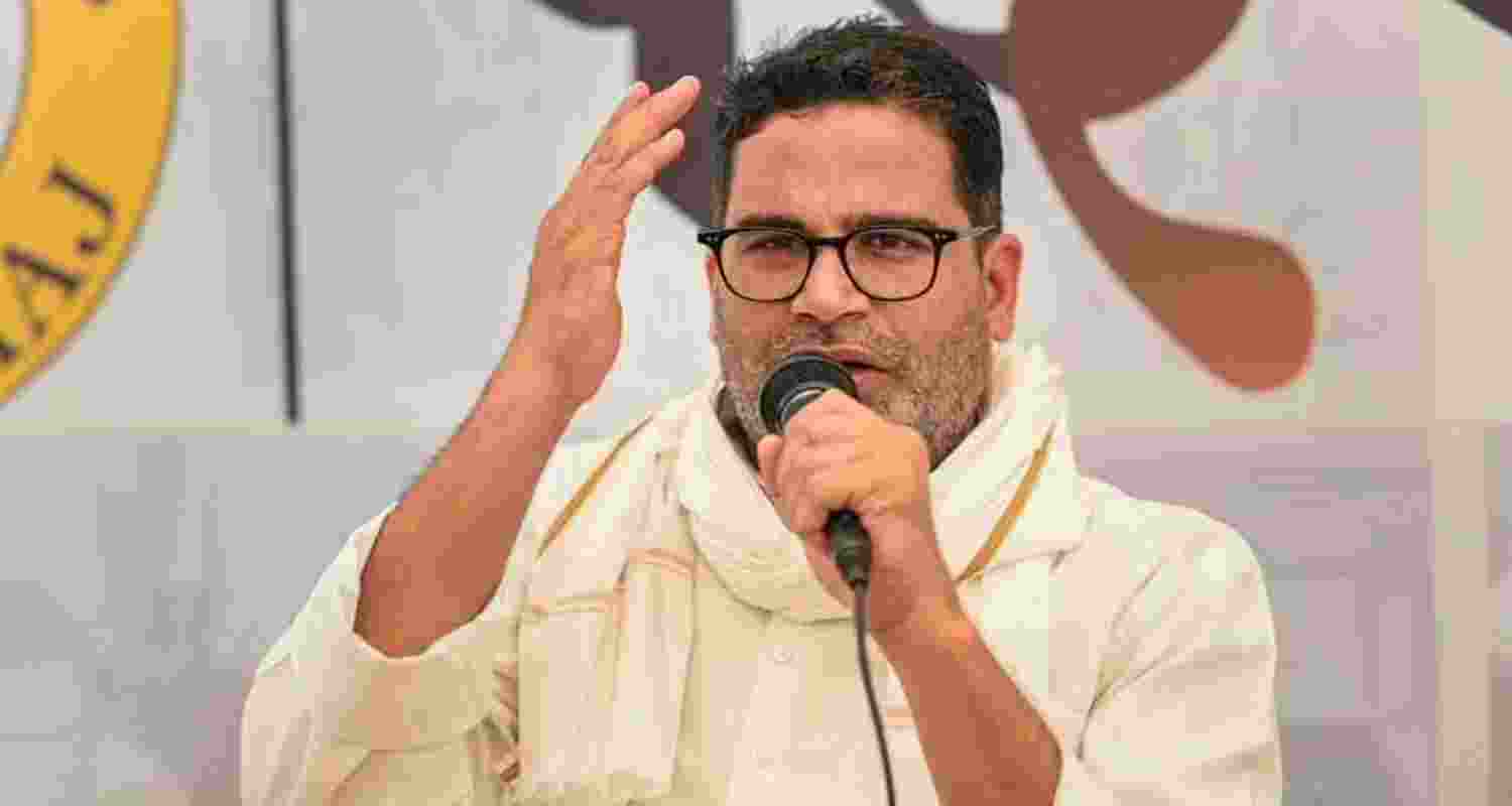 The founder of Jan Suraaj party Prashant Kishor - file image. 