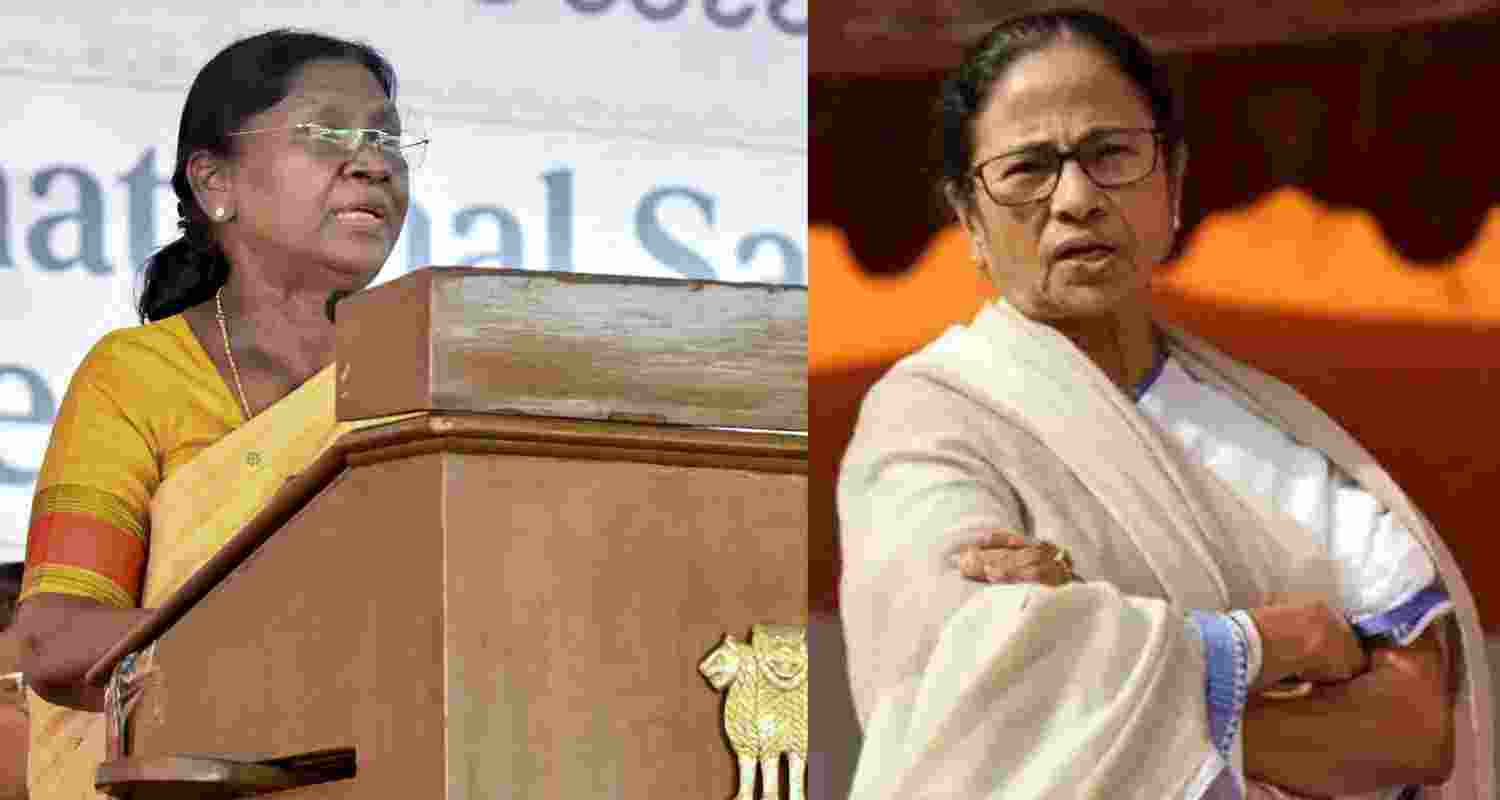 President Droupadi Murmu questions West Bengal administration during Siliguri visit, flags low turnout at Santal conference and raises concerns over tribal welfare.