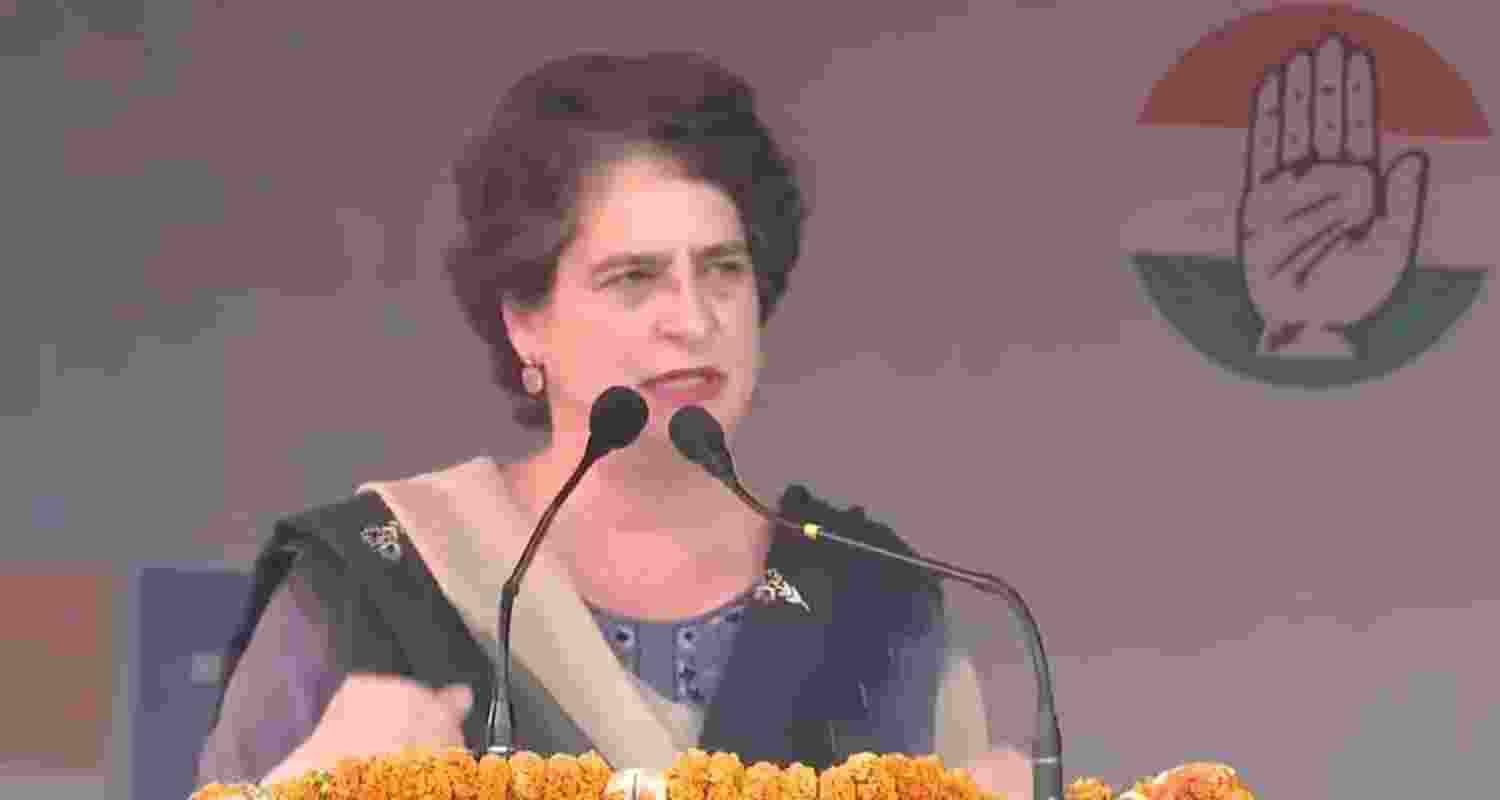 Congress leader Priyanka Gandhi Vadra - file image.