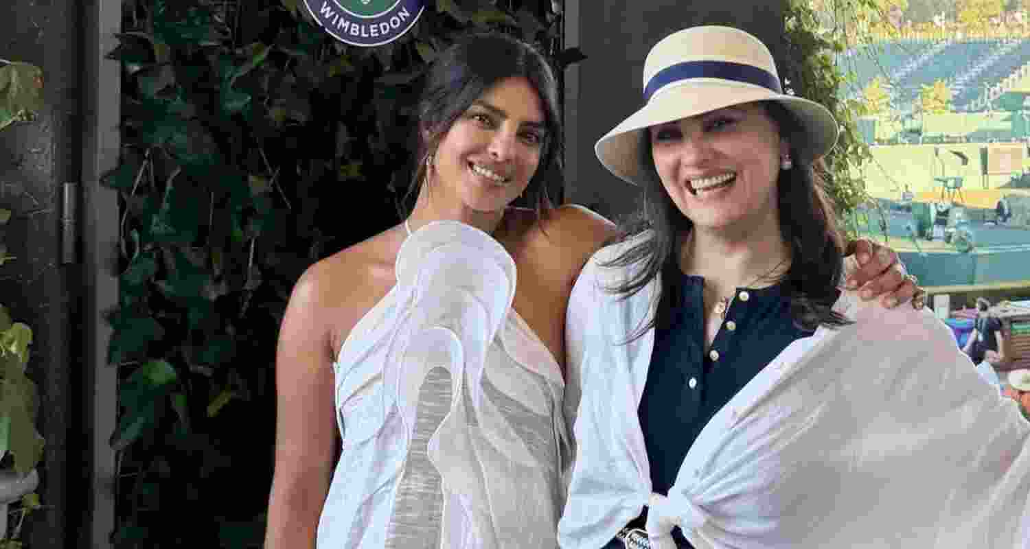 Priyanka Chopra, Lara Dutta reunite at Wimbledon