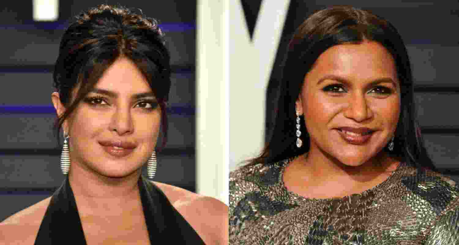 Hollywood stars Priyanka Chopra Jonas and Mindy Kaling. Image: X