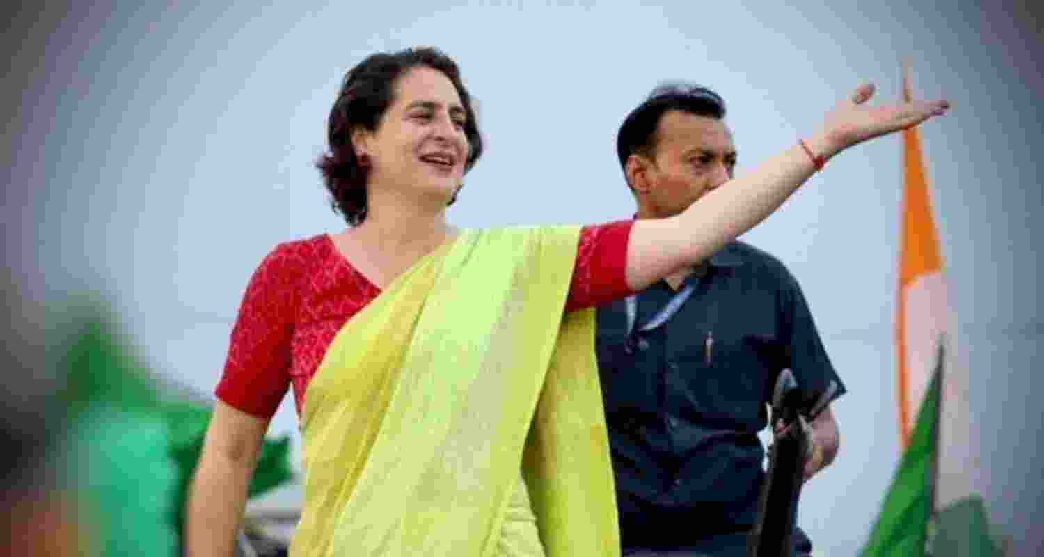 Congress leader Priyanka Gandhi Vadra. Image: X
