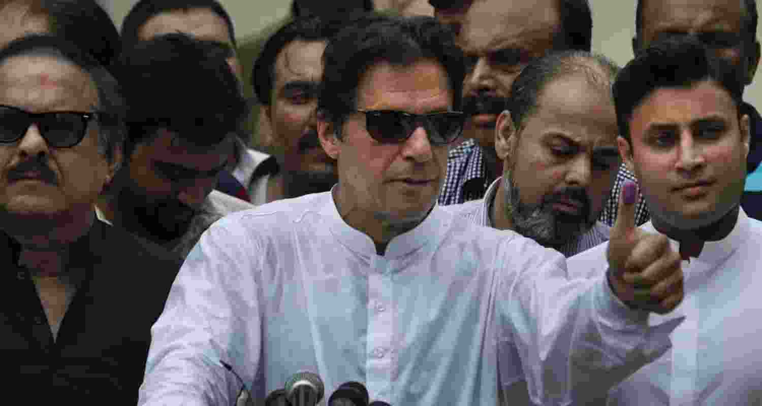 Former Pakistan Prime Minister Imran Khan.