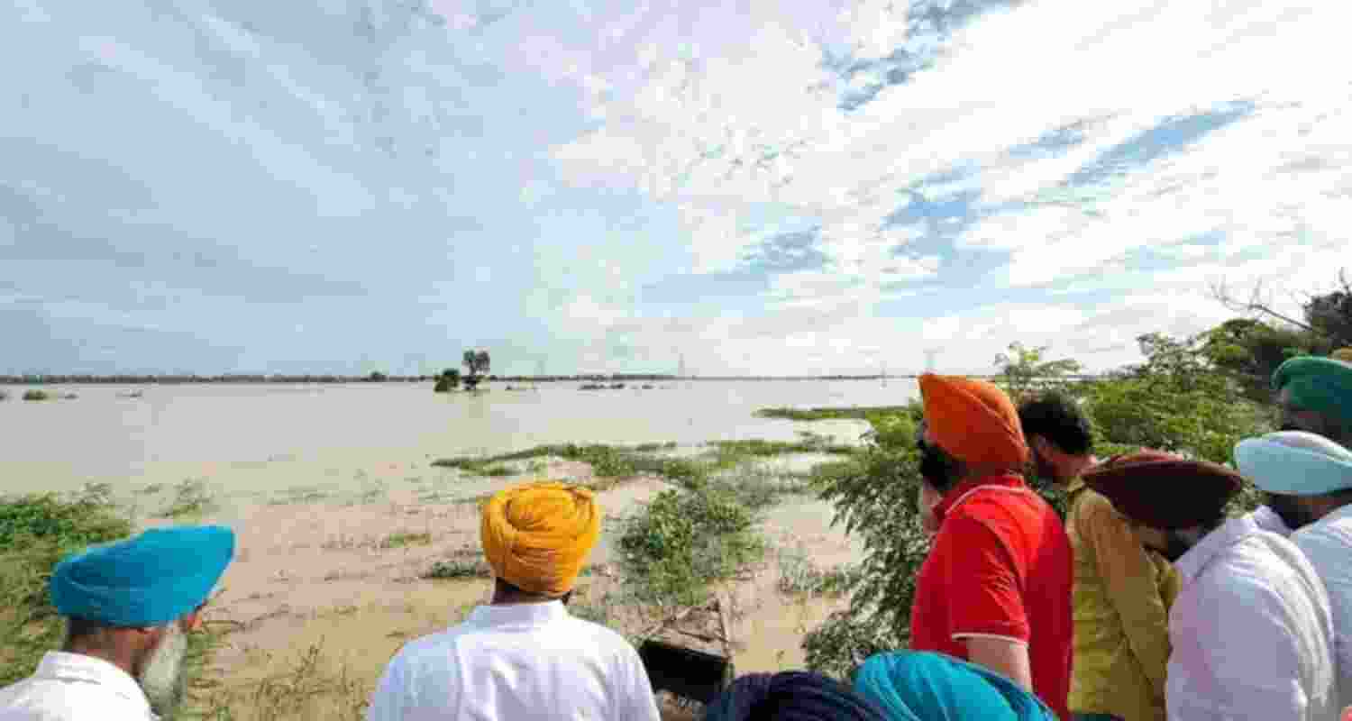 A representative image of punjab floods.