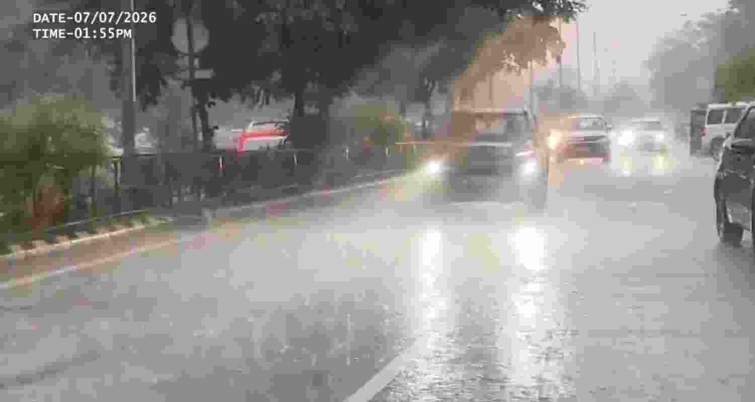 IMD forecasts widespread rain and thunderstorms in Punjab and Haryana till July 12. Punjab records 35% surplus rainfall, with heavy showers likely.