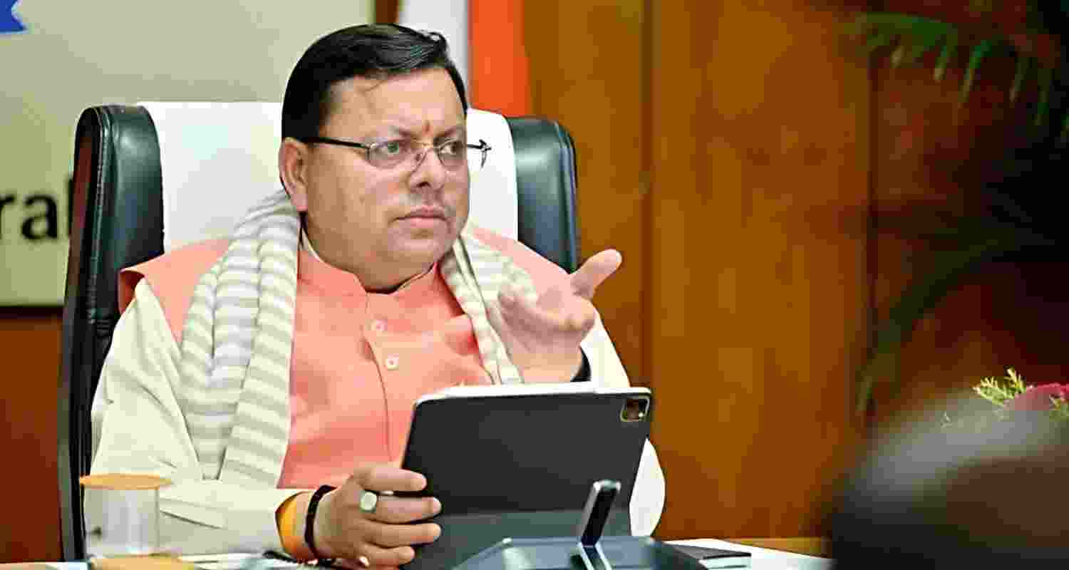 Uttarakhand Chief Minister Pushkar Singh Dhami. 