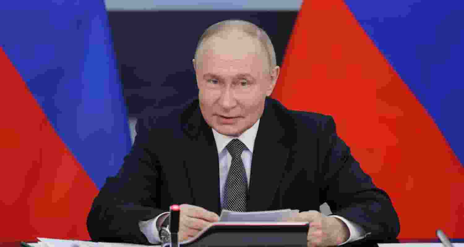 A file photo of Russian President Vladimir Putin. A file photo of Russian President Vladimir Putin.
