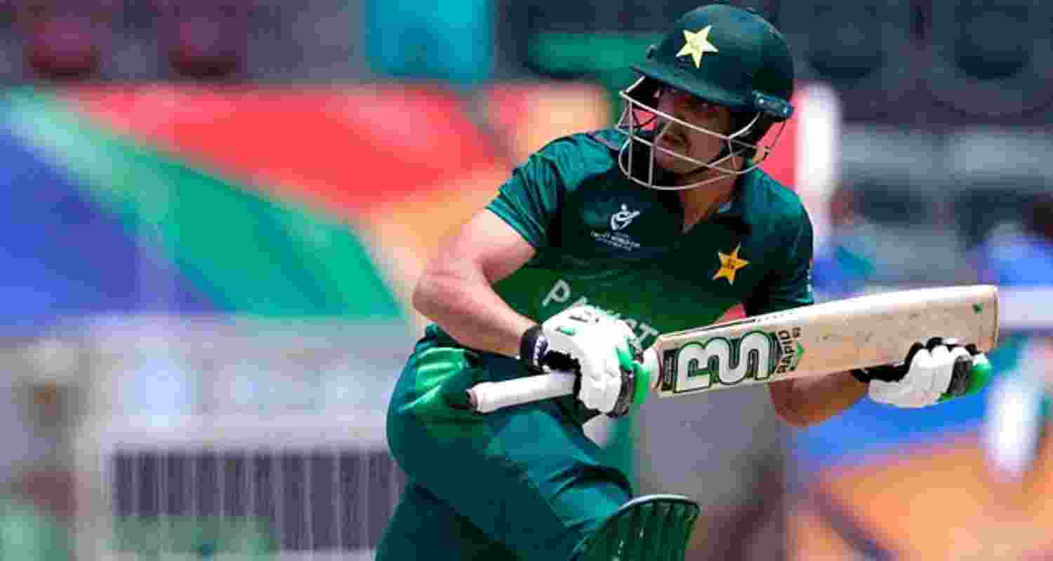 Pakistan batsman Haider Ali.