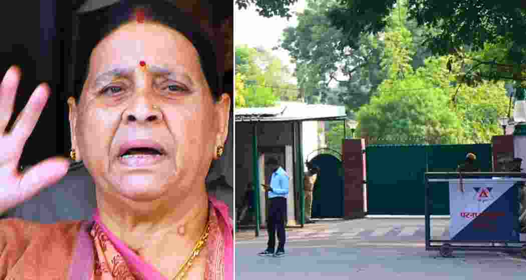 Former Bihar chief minister Rabri Devi has refused to vacate the government bungalow at 10 Circular Road.