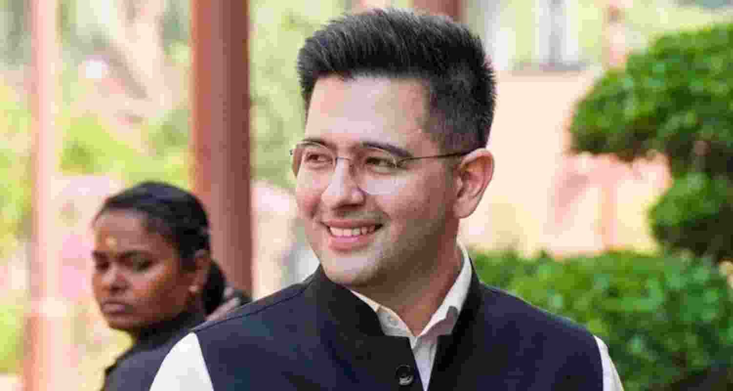 Rajya Sabha MP Raghav Chadha - file image.