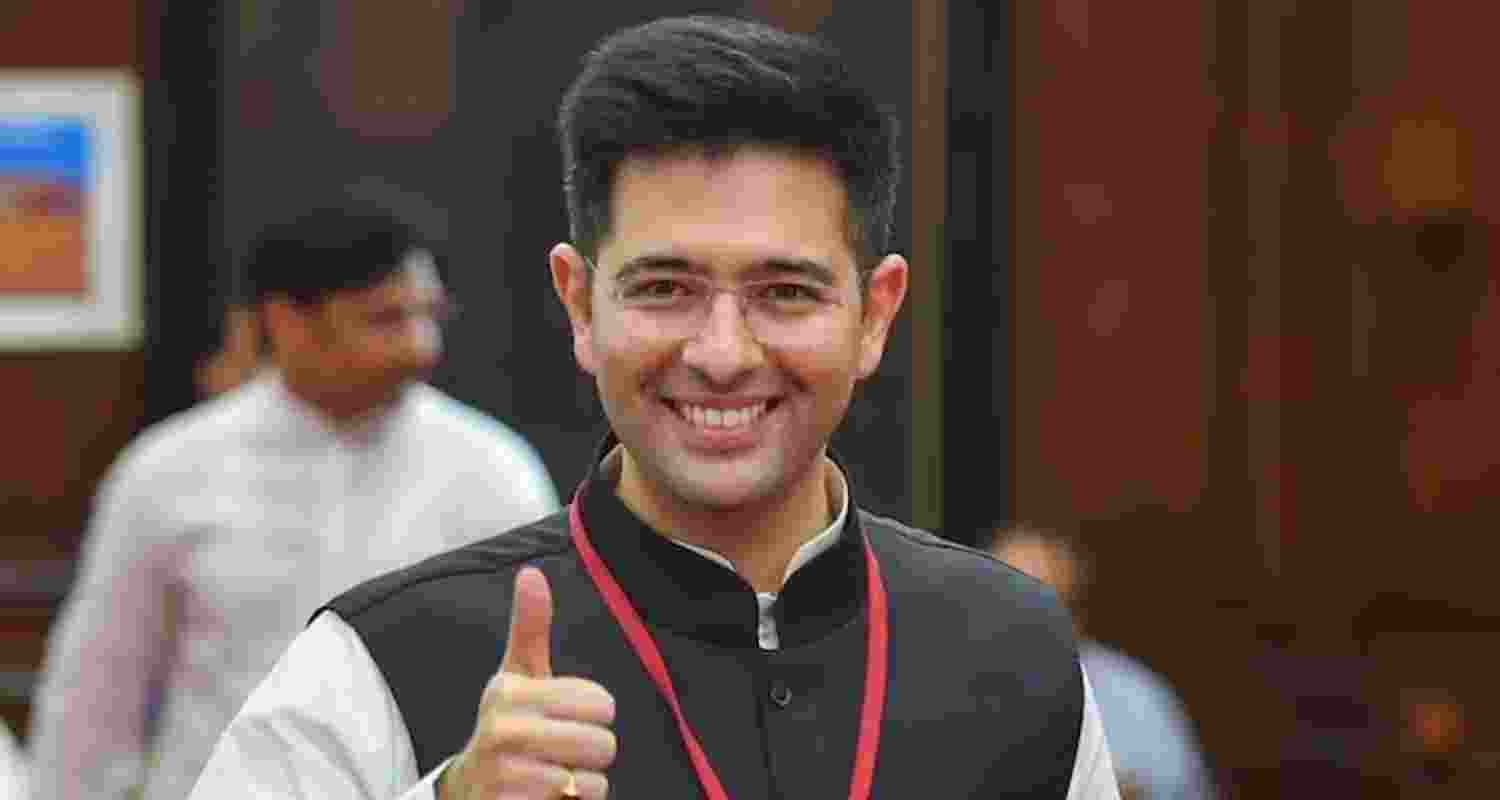 Aam Aadmi Party MP Raghav Chadha - file image.