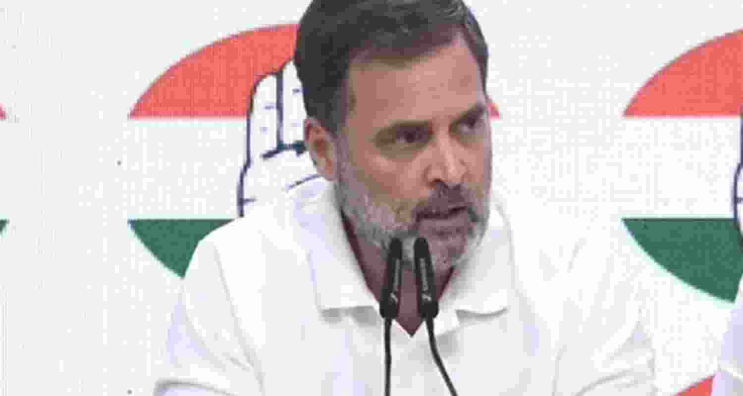 Leader of the Opposition in Lok Sabha Rahul Gandhi.