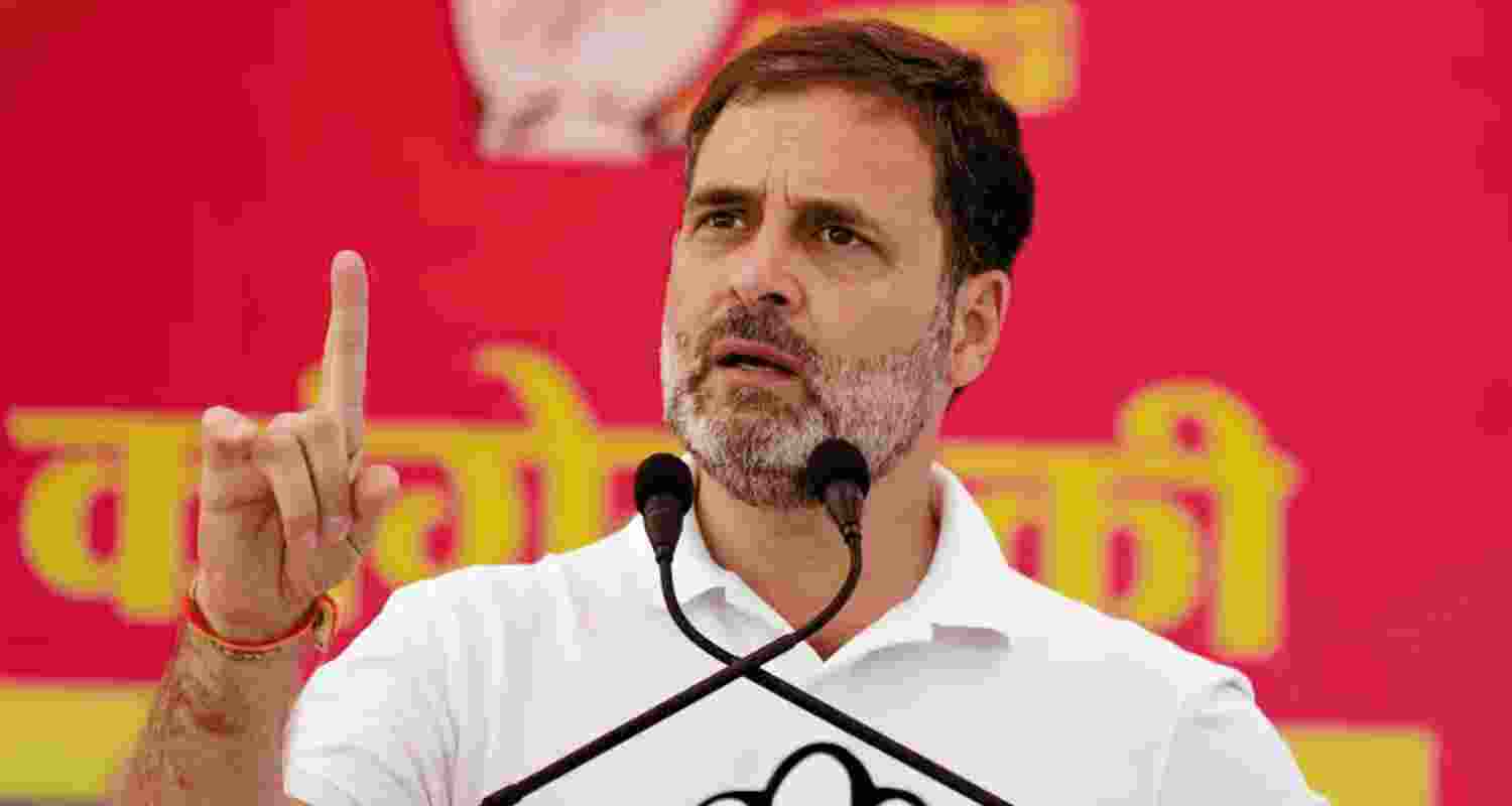 Congress leader Rahul Gandhi. Congress leader Rahul Gandhi.