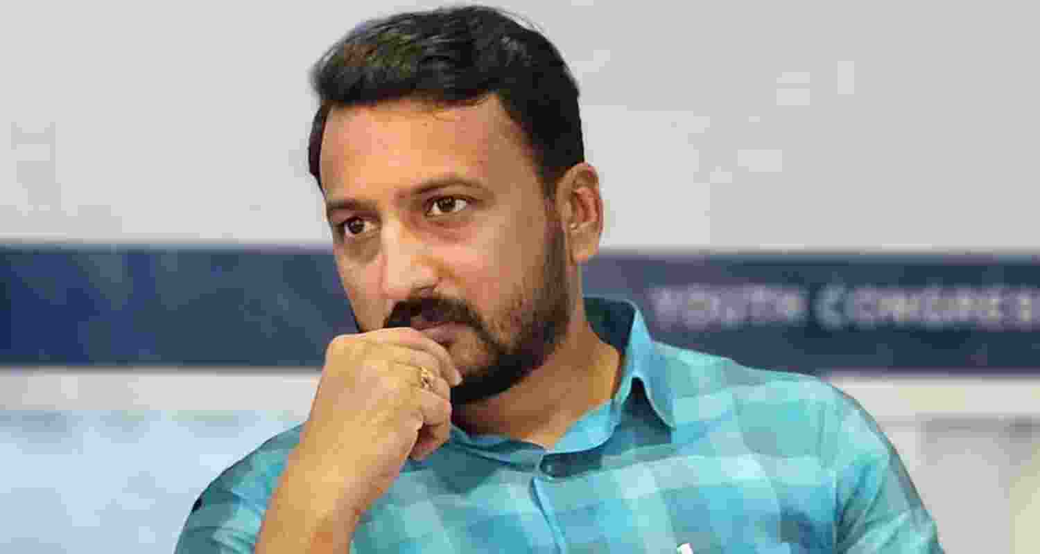 Expelled Congress MLA Rahul Mamkootathil - file image.