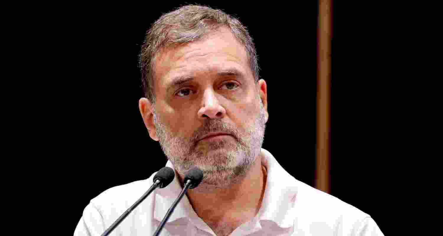 Congress leader Rahul Gandhi.