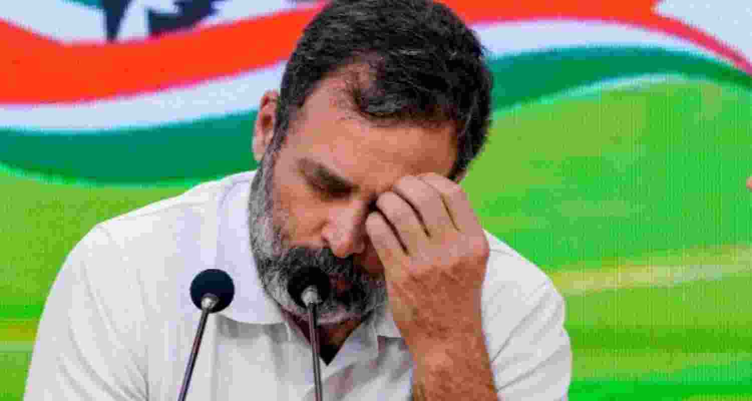 Congress leader Rahul Gandhi.