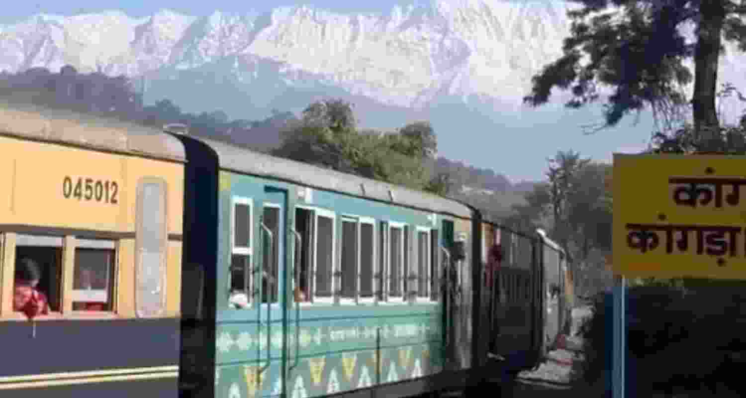 Train services on the Pathankot–Jogindernagar line resumed after nearly four years, restoring a key transport link in Himachal Pradesh.