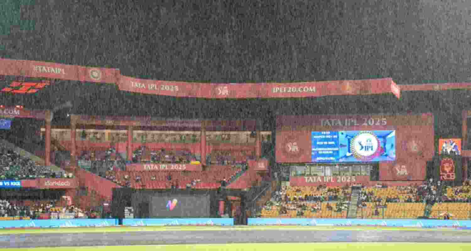 KKR washed out as match with RCB gets called off due to rain