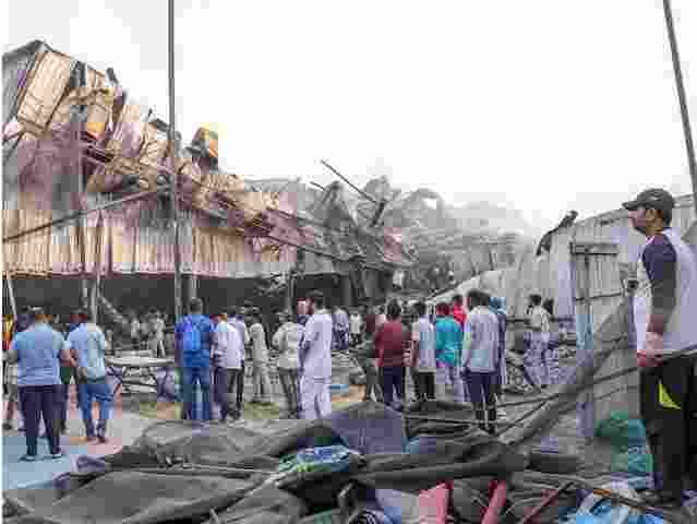 Town planning official (TPO) MD Sagathia, assistant TPOs Mukesh Makwana and Gautam Joshi, and former station officer of Kalavad Road fire station Rohit Vigora were arrested on Thursday, May 30.