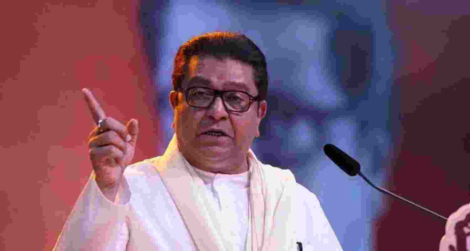 Maharashtra Navnirman Sena party chief Raj Thackeray - file image. 
