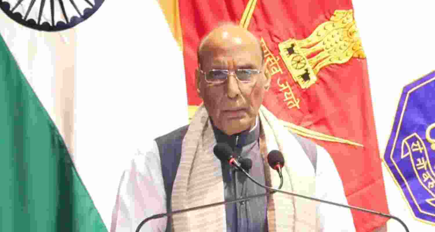 Will go to any extent to protect our land: Defence Min Rajnath