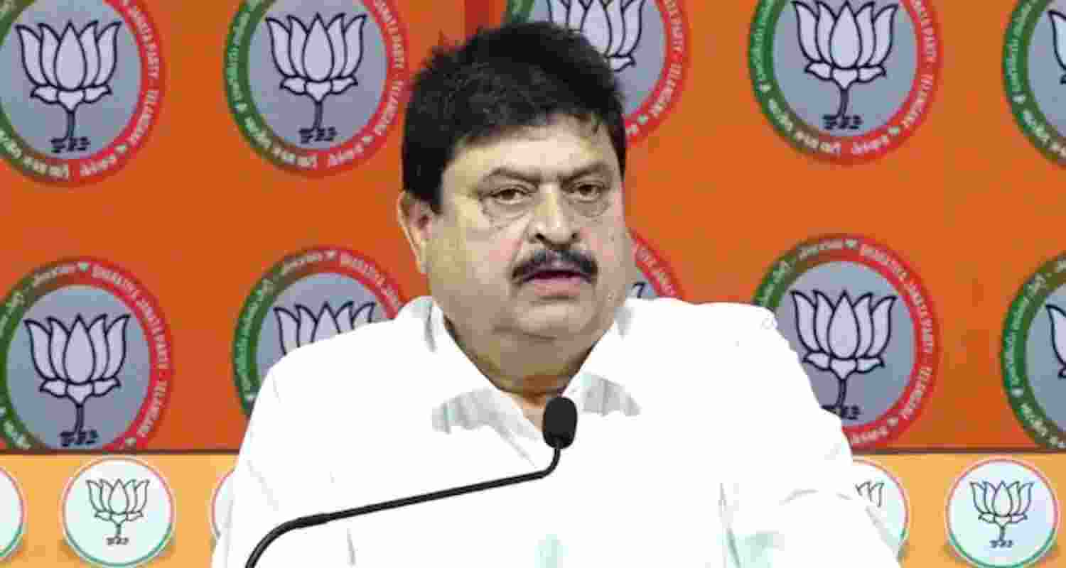 Telangana BJP president N Ramchander Rao.