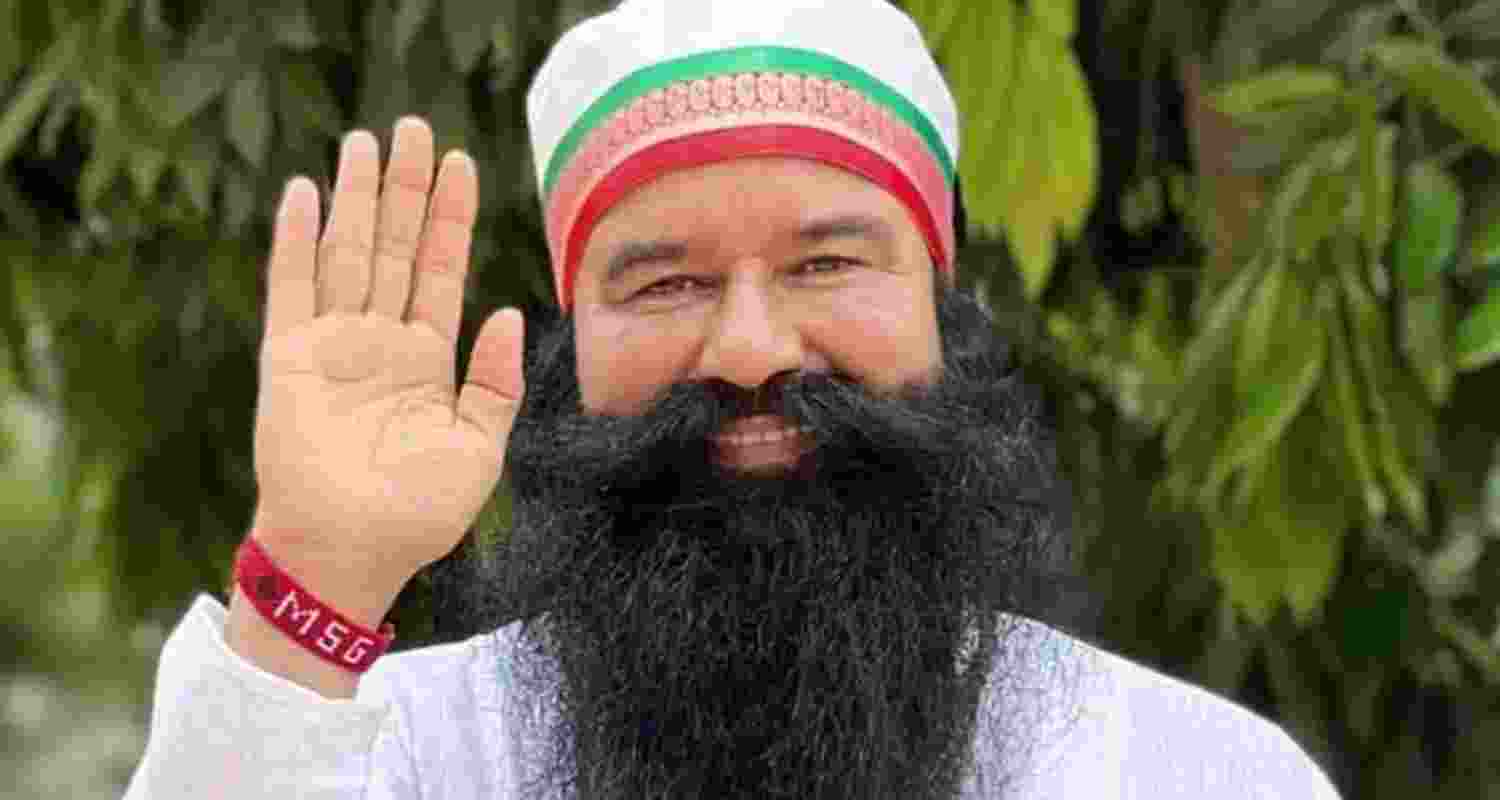Head of Dera Sacha Sauda Gurmeet Ram Rahim Singh. Image: X