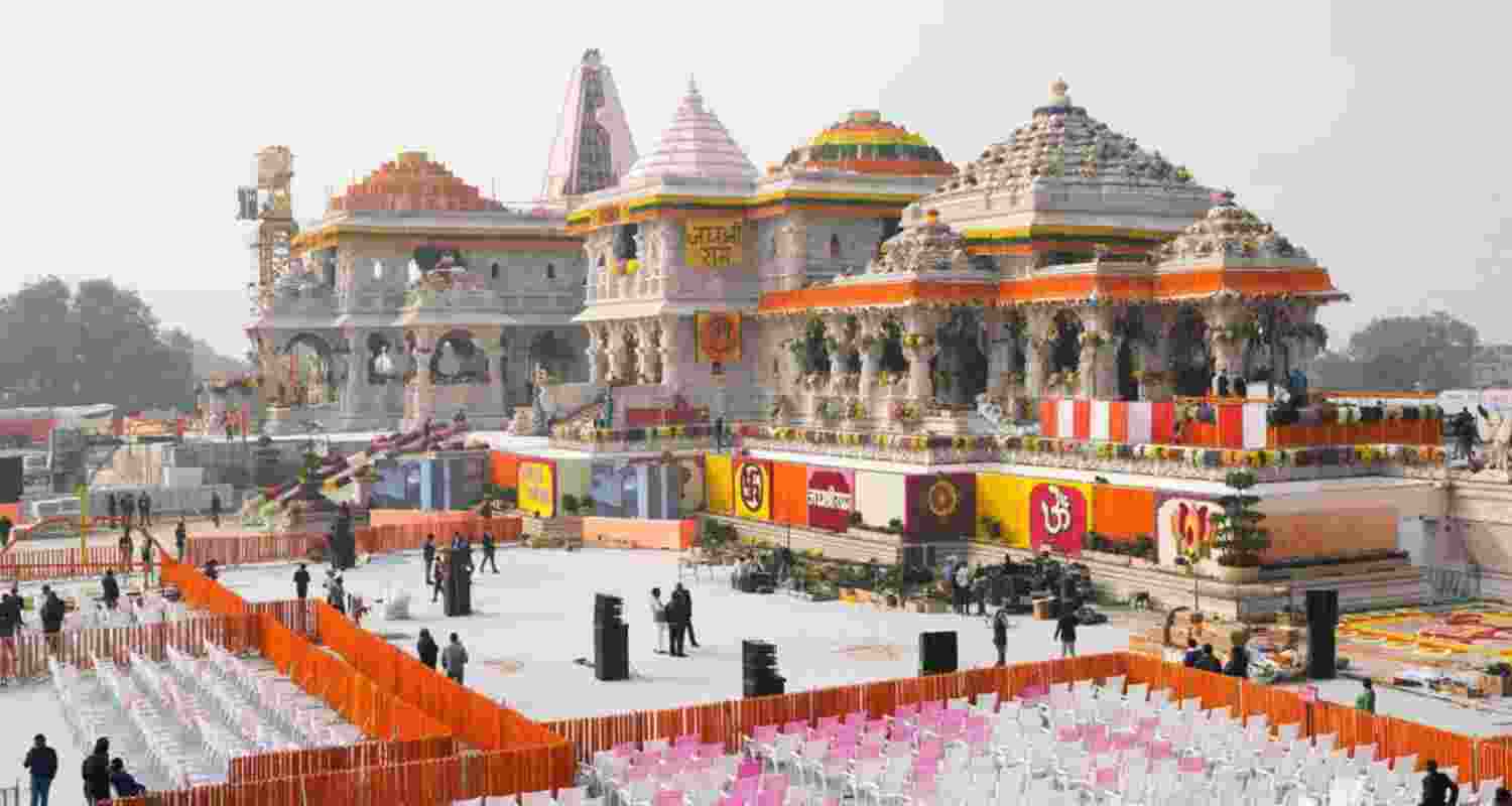 Congress demanded a Supreme Court-monitored probe into the Ayodhya Ram Temple donation row and sought dissolution of the temple trust over graft claims.