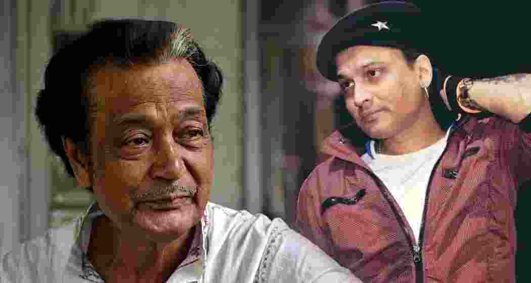 Singer, composer and director Ramen Barua (L), Popular singer Zubeen Garg (R).