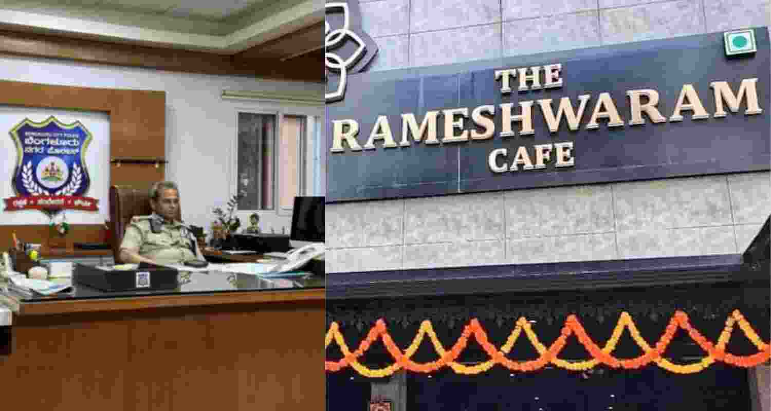 Four detained in cafe blast case.