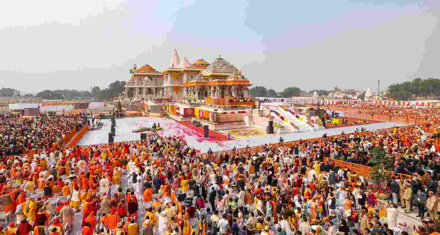 Consecration ceremony at the Ram Mandir in Ayodhya, BJP, RSS, India, Ram Mandir