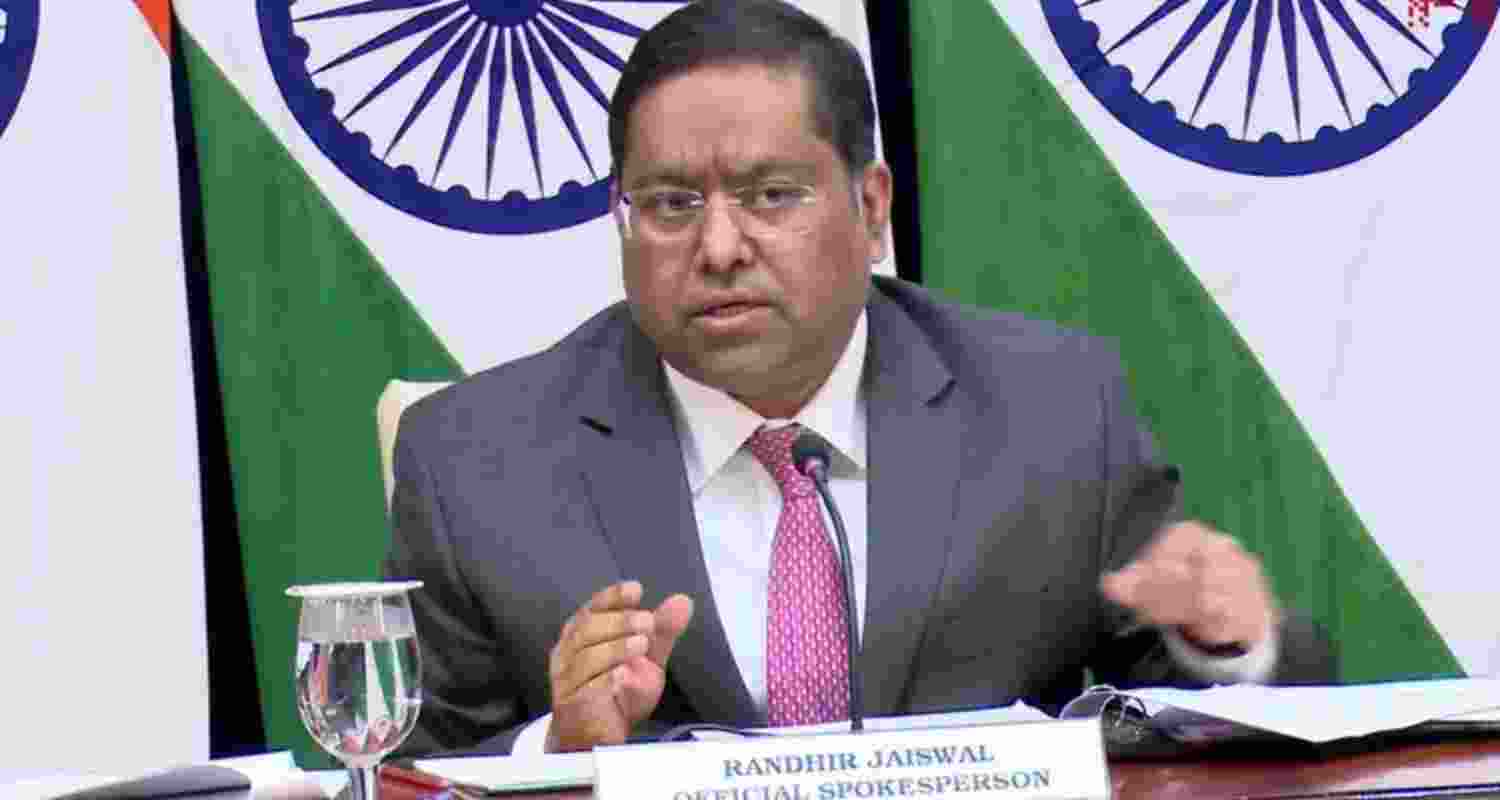 Ministry of External Affairs spokesperson Randhir Jaiswal - file image.