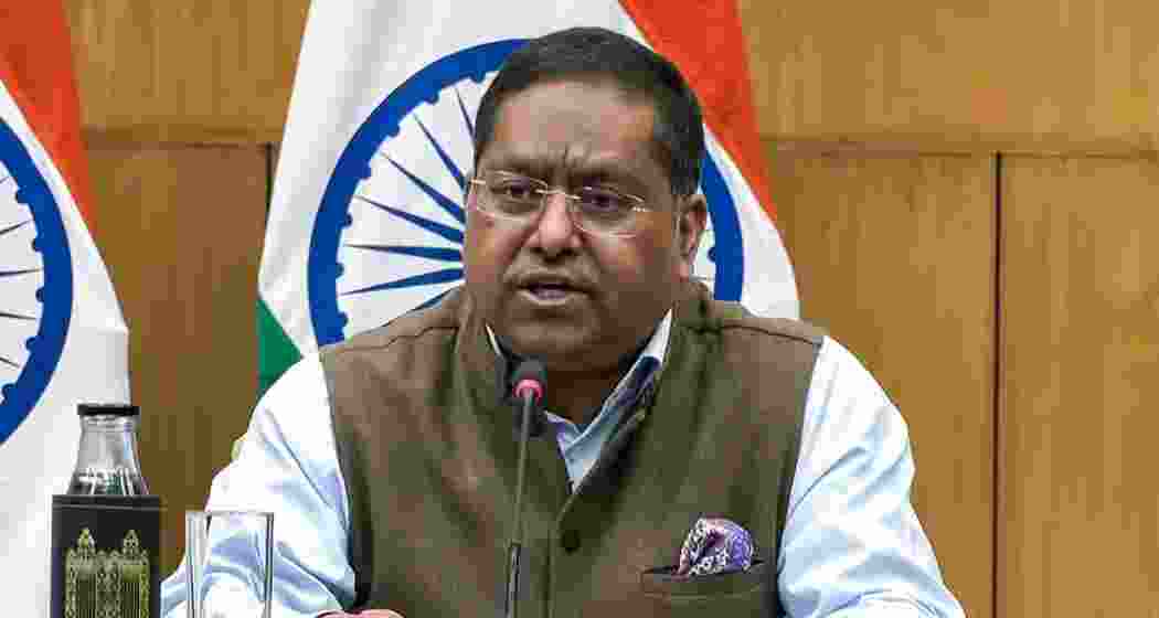 A file photo of Ministry of External Affairs spokesperson Randhir Jaiswal. 