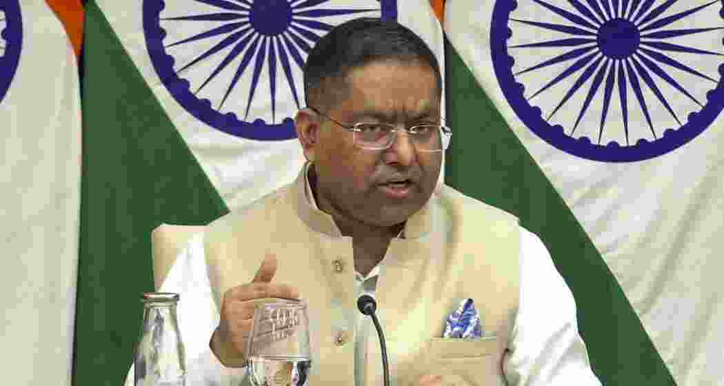 A file photo of MEA spokesperson Randhir Jaiswal.