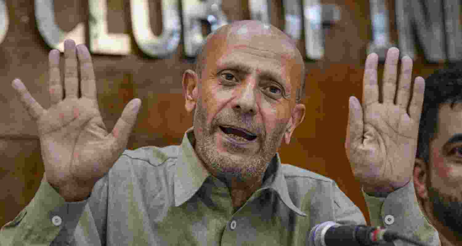 Jammu and Kashmir MP Rashid Engineer. 