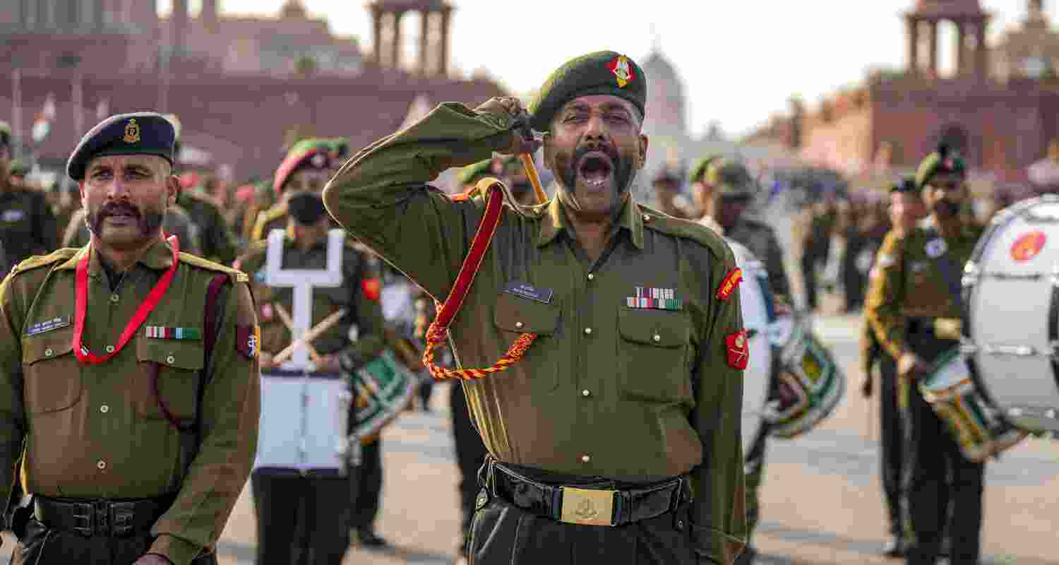 Republic Day 2026 parade features Suryastra deep-strike rockets, Shaktiban regiment debut, battle array formations, animal contingents